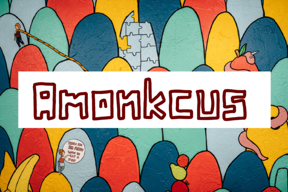 Amonkcus Font for Quirky and Professional Branding