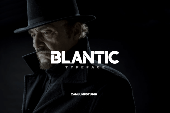 Blantic Font for Editorial Design
