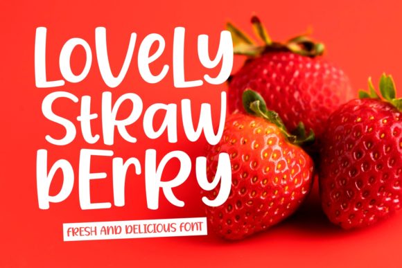 Bring Fresh Flair with the Lovely Strawberry Font