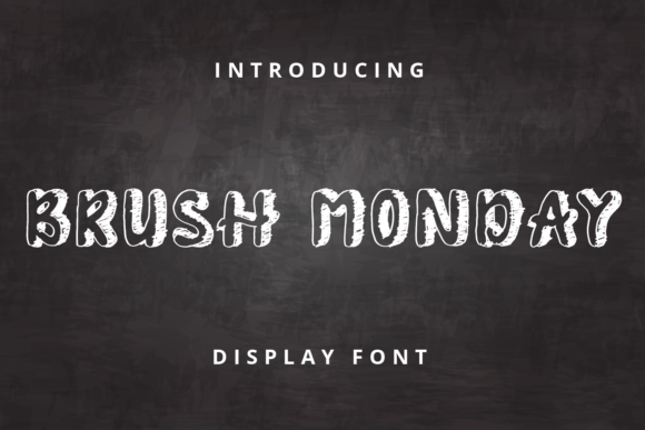Brush Monday: A Playful Display Font for Creative Publishing