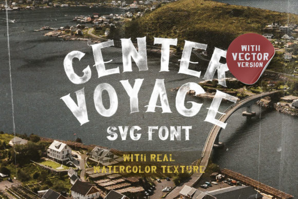 Center Voyage Font for Creative Product Makers
