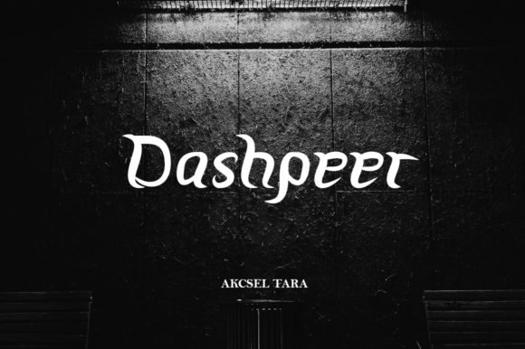 Dashpeer Display Font for Editorial Design Projects
