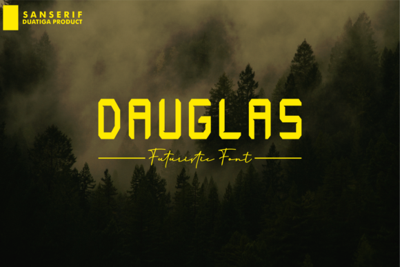 Dauglas: A Bold Display Font for Editorial Design