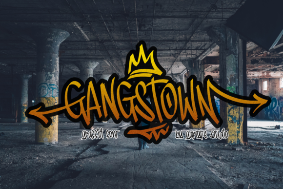 Gangstown Display Font for Bold and Creative Craft Projects