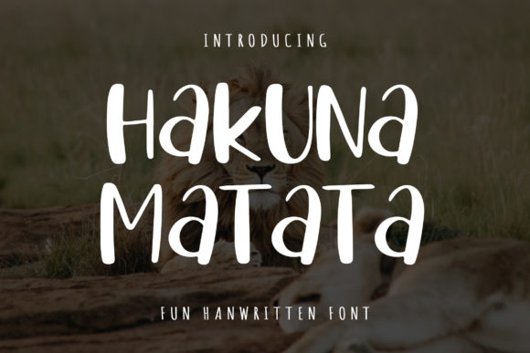 Hakuna Matata Font for Polished Branding and Display Projects