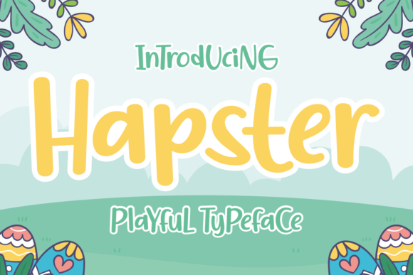 Hapster Display Font for Creative Campaigns