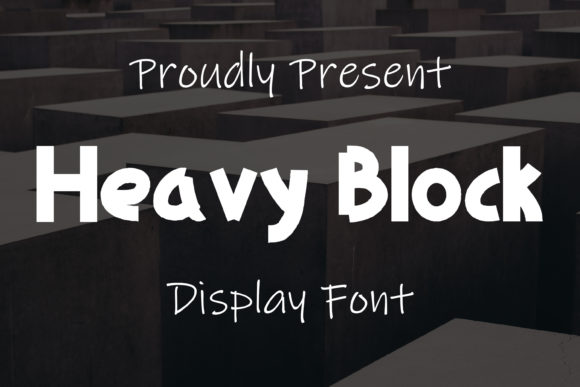 Heavy Block Font: A Bold Display Typeface for Creative Makers