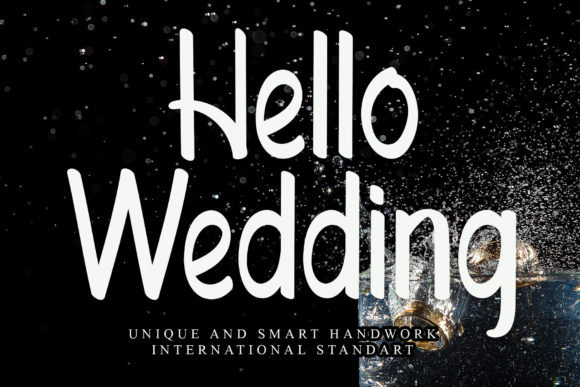 Hello Wedding Font: A Display Typeface for Modern Web Design