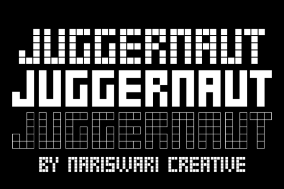Juggernaut: A Bold Display Font