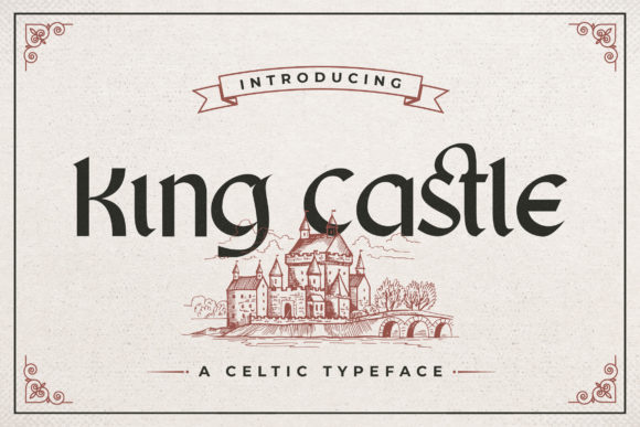 King Castle Font: A Celtic-Inspired Display Typeface for Creative Projects