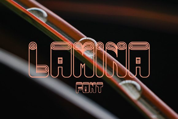Lamina Display Font for Creative Branding Projects