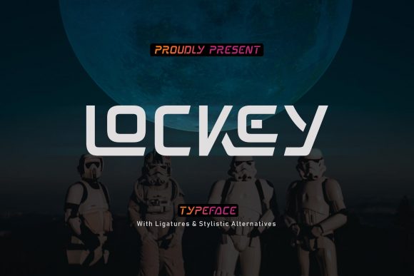 Lockey Display Font for Web Design and Creative Projects