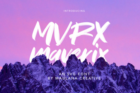 Maverix Font for Creative Branding and Display Projects
