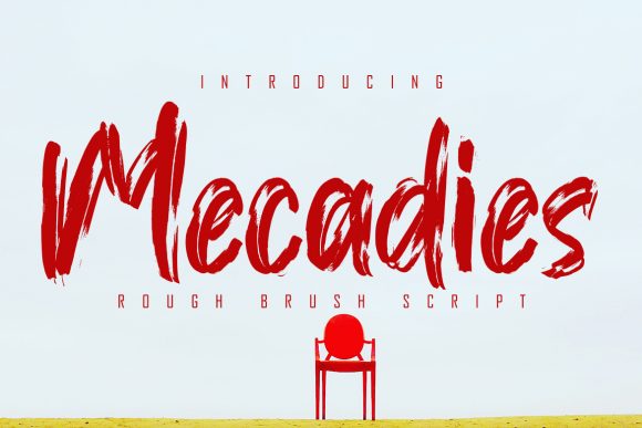 Mecadies Display Font for Bold Web Design and Branding