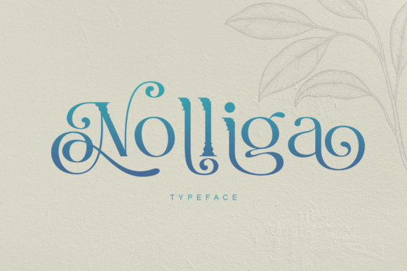 Nolliga Display Font for Web Design and Branding Projects
