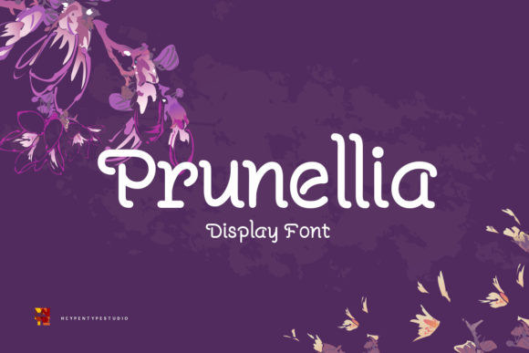 Prunellia Font: A Playful Display Typeface for Editorial Design