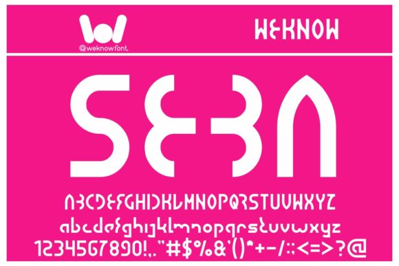 Seba: A Modern Display Font for Creative Projects