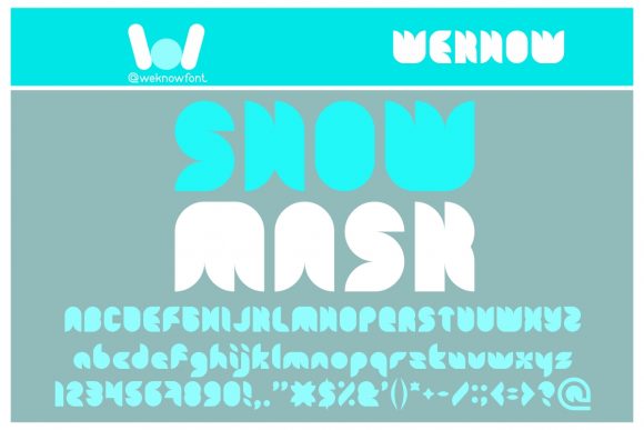 Snow Mask Font for Modern Digital Branding