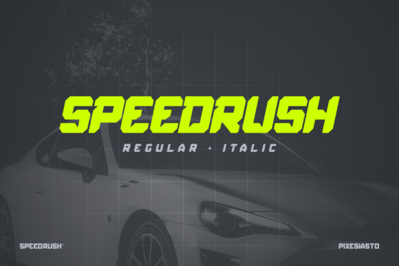 Speed Rush Font for High-Impact Web Design Projects
