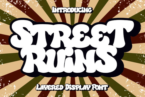 Street Ruins Font: A Bold Choice for Memorable Branding