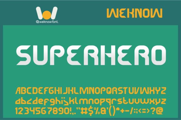Superhero Font for Polished Branding and Creative Projects