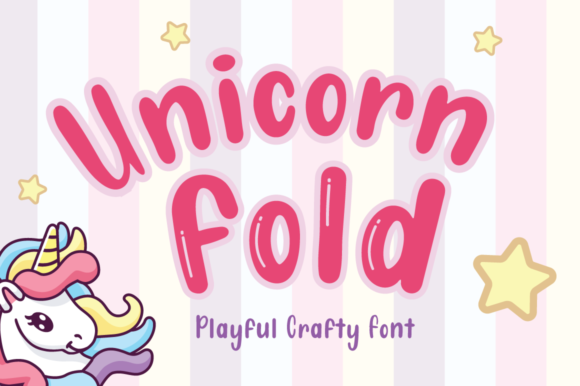 Unicorn Fold Font for Creative Branding