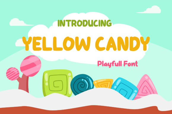 Yellow Candy Font for Vibrant Branding and Engaging Campaigns